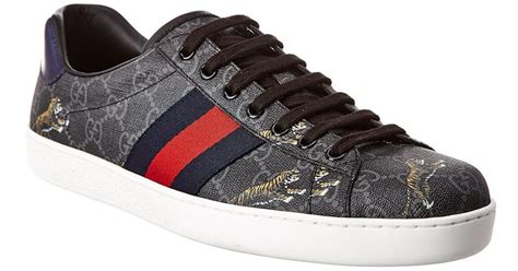 gucci black ace|gucci ace gg supreme sneakers.